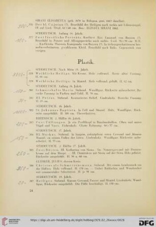 Plastik (Nr. 378-391)