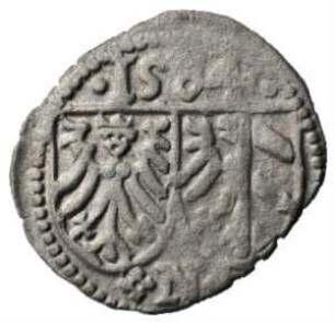 Fundmünze, Pfennig (einseitig), 1584