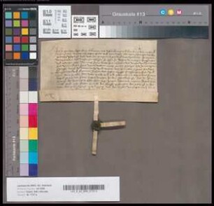 Revers Jorgens von Schönborn (Schon-) über das Mannlehen file://fn@01 des Philipps Rode. - Es siegelt der Aussteller.