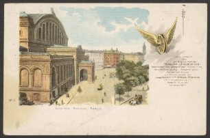 Ansichtskarte Anhalter Bahnhof, koloriert, Toussant-Langenscheidt