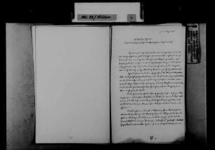 Schreiben von [dem späteren Großherzog] Leopold von Baden, Karlsruhe, an Johann Ludwig Klüber: Erbrechtsabsprachen während des Wiener Kongresses