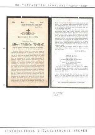 Westhoff, Elbert Wilhelm