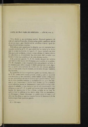 Carta de fray Pablo de Rebullida. - Año de 1702 (1).
