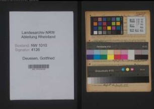 Entnazifizierung Gottfried Deussen , geb. 17.04.1880 (Kohlenhaendler)