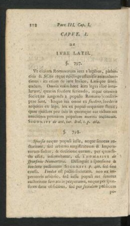 Caput I. De Iure Latii