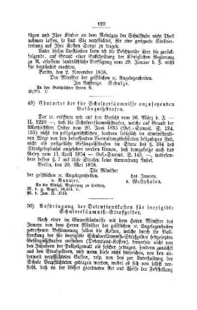 Aufbringung der Detentionskosten für inerigible Schulversäumniß-Strafgelder : [IV. Elementarschulwesen]