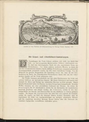 Die Kunst- und Alterthümer-Sammlungen.