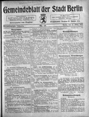 1923,10: Nr. 10, 11. März 1923