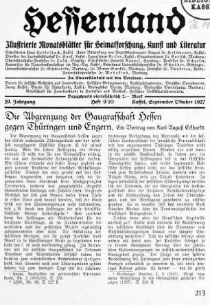 Heft 9/10, September/Oktober 1927