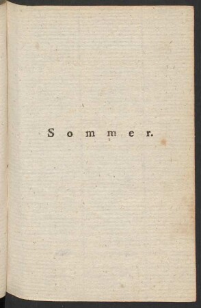 Sommer.