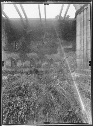 Erfurt. Ruine der Barfüßerkirche. Inneres