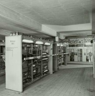 VE Braunkohlenkombinat Senftenberg, Brikettfabrik Sonne (I 1952-1954, II 1961-1962). 500-V-Schaltanlage (Sonne II) : Freienhufen. VE Braunkohlenkombinat Senftenberg, Brikettfabrik Sonne (I 1952-1954, II 1961-1962). 500-V-Schaltanlage (Sonne II)