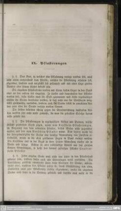 IX. Pflasterungen