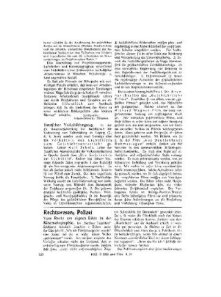 Rechtswesen; Polizei