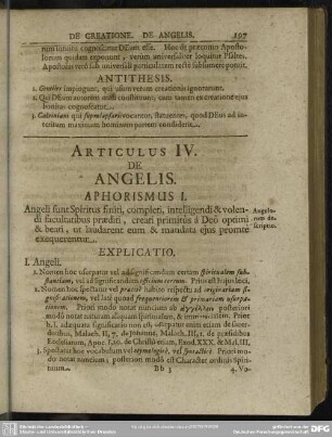Articulus IV. De Angelis