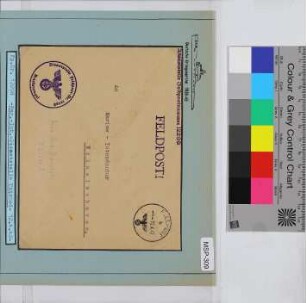 Dienstbrief, Schiffsname/Landeinheit: Marine Intendantur Dienststelle Thisted, Feldpostnr. 12298; Frankatur, Mi.-Nr.: [Keine]; Poststempel: Feldpost b 12.4.42; Nebenstempel: Dienststelle Feldpost-Nr. 12298