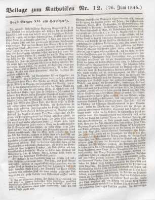 349-351 Papst Gregor XVI. als Herrscher