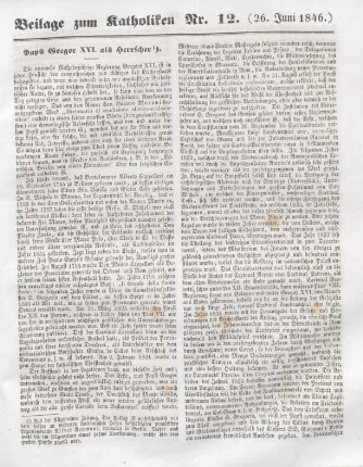 349-351 Papst Gregor XVI. als Herrscher