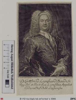 Bildnis Gottfried Leonhard Baudiß d. Ä.