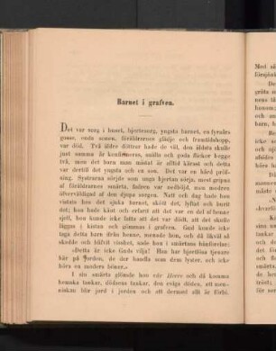 Barnet i grafven.