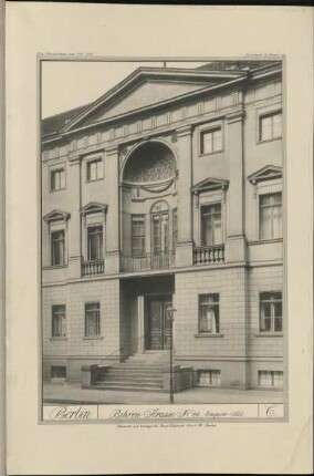 C. Behren Strasse No-66.