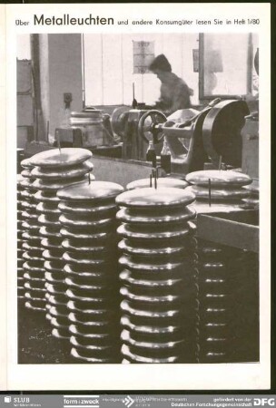 Metalleuchten, fotografiert von Bernd Heyden