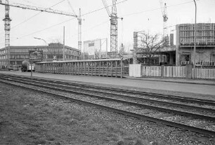 Neubau von Zentralverwaltung und Werkstätten der städtischen Versorgungsbetriebe/Stadtwerke Karlsruhe in der Daxlander Straße 72