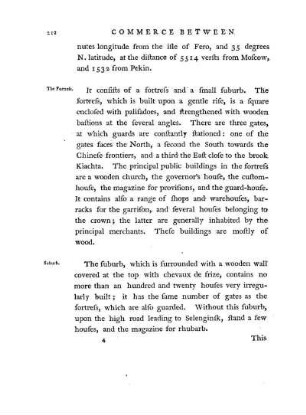Chap. III. Account of the Russian and Chinese settlements upon the confines of Siberia - Description of the Russian frontier town Kiachta - Of the Chinese frontier town Maimatschin - Its buildings, pagodas, &c