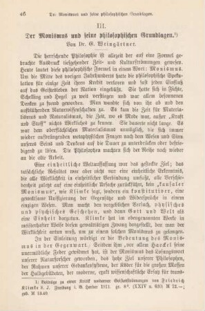 46-53 Der Monismus und seine philosophischen Grundlagen