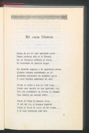 Mi casa blanca