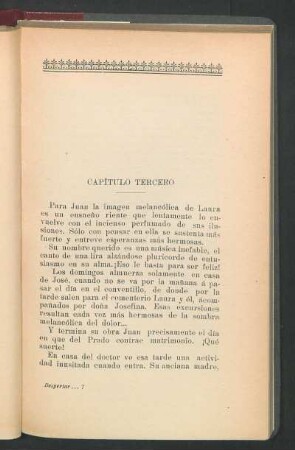 Capítulo tercero