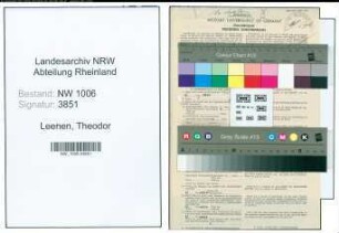Entnazifizierung Theodor Leenen , geb. 05.09.1894 (Geschaeftsfuehrer)