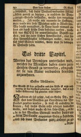 142-151, Das dritte Capitel