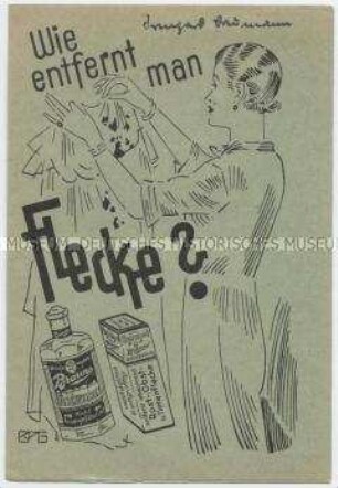 Merkblatt zur Fleckentfernung