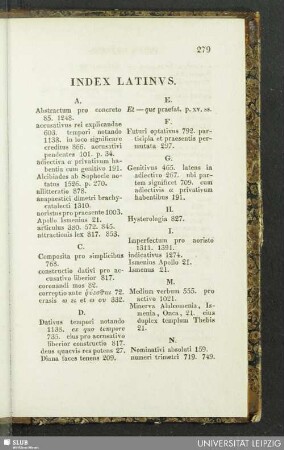 Index Latinus