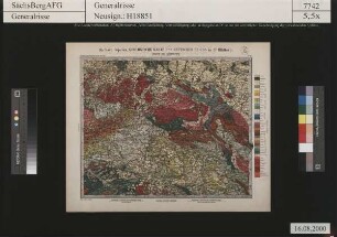 Geologische Karte des Deutschen Reiches in 27 Blättern