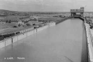 Bau des Schiffshebewerks Niederfinow/Havel-Oder-Wasserstraße