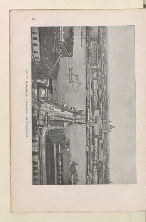 Ab. 75. Budapest: die Kettenbrücke vom Königsschloß