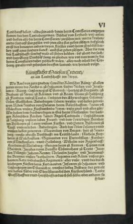 Künigklicher Majestat Credentz/ an ain Landtschafft inn Steyer.