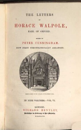 The letters of Horace Walpole, Earl of Oxford, 6