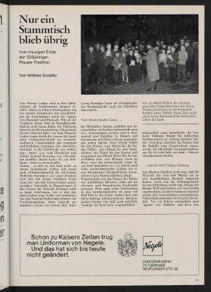 69-70, Nur ein Stammtisch blieb übrig