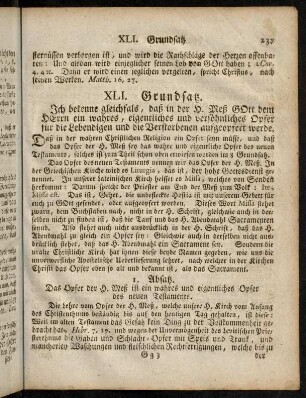 237-256, XLI. Grundsatz. - XLII. Grundsatz.