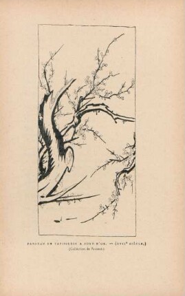Panneau en tapisserie à fond d'or. - (XVIIe siècle). - (Collection de l'auteur)