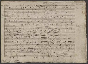 Quartets, pf 4hands, op. 127, LvBWV 127, KinB 127, Es-Dur, Arr - BSB Mus.Schott.Ha 2318 : [heading:] quartett von [cossed out:] van Ludwig van Beethoven arr. a quatre mains // par Rummel