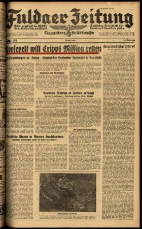 Ausgabe vom Sonntag, den 05. April 1942.