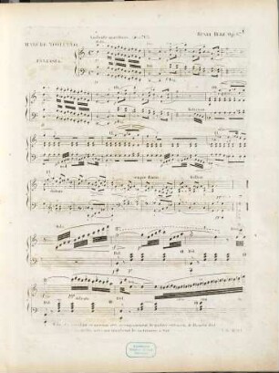Fantaisie et variations : pour le piano aveac accompagnement d'orchestre ; sur la marche d'Otello de Rossini ; opéra 67