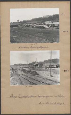 Montmédy: Bahnhof Sägewerk
