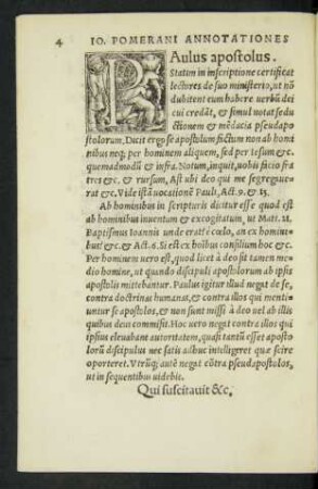 Io. Pomerani Annotationes.
