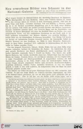 15: Neu erworbene Bilder von Schnorr in der National-Galerie