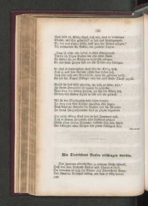 Wie Dietrichens Recken erschlagen wurden.